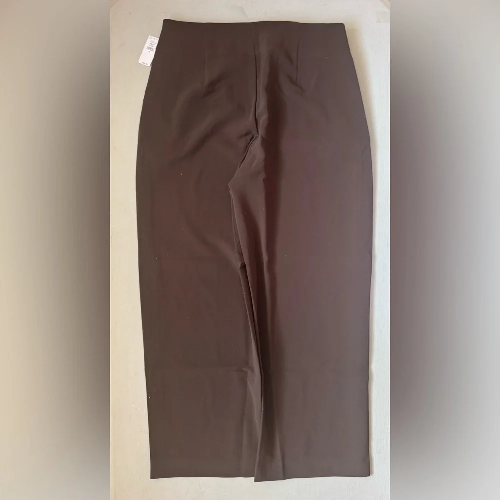 NWT GAP High Rise Twill Straight Ankle Pants in Terra Brown Size 8